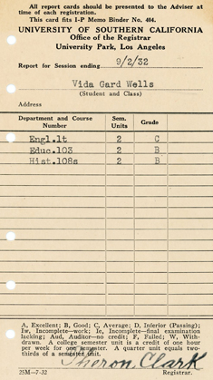 1932-report card-WELLS-vida gard bula-summer session univ of cal-WEB
